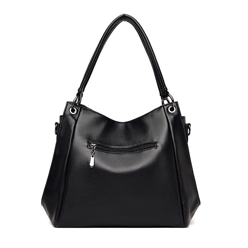 Urban Simple Large Capacity Leopard Print Fashion Women'S Bag